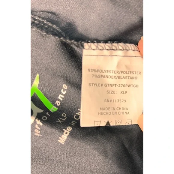 GT Performance Yoga Waistband Jogger Size XLP Petite Pewter Cargo Pants NWT - Picture 6 of 12